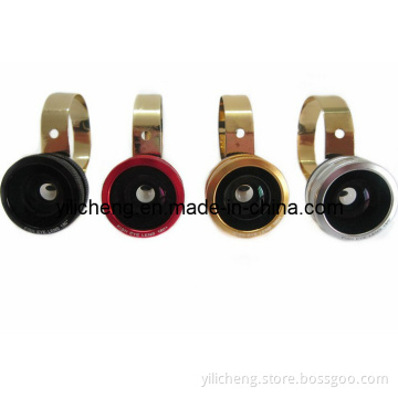 New 3 in 1 Aluminum Circle Clip Camera Lens for Samsung Galaxy